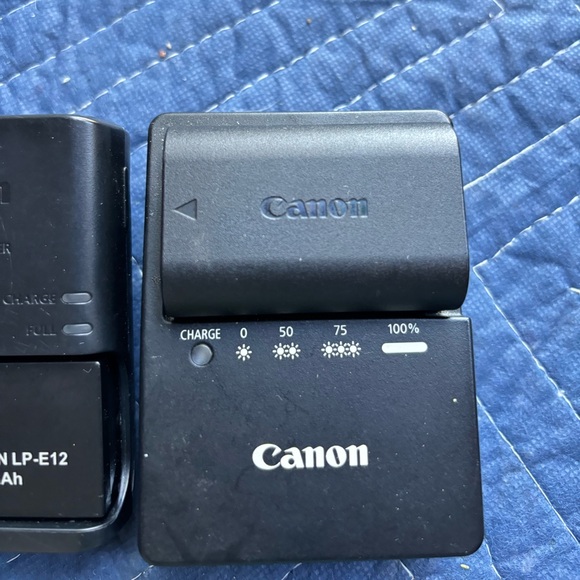 CanonLC-E12 Battery Charger & Canon LC-E6 Battery Charger Both With Battery - Picture 4 of 6